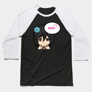 Aot mikasa chibi Baseball T-Shirt